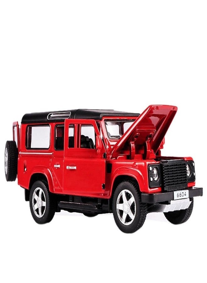 VBE® Red Colors Metal car Toy for Kids Die-Cast Super Sports car Mode Metal Car 1:24 Scale Toy with Light & Sound, Openable Hood & Doors Multicolor. - Image 1